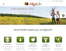 Tablet Screenshot of alignlife.com